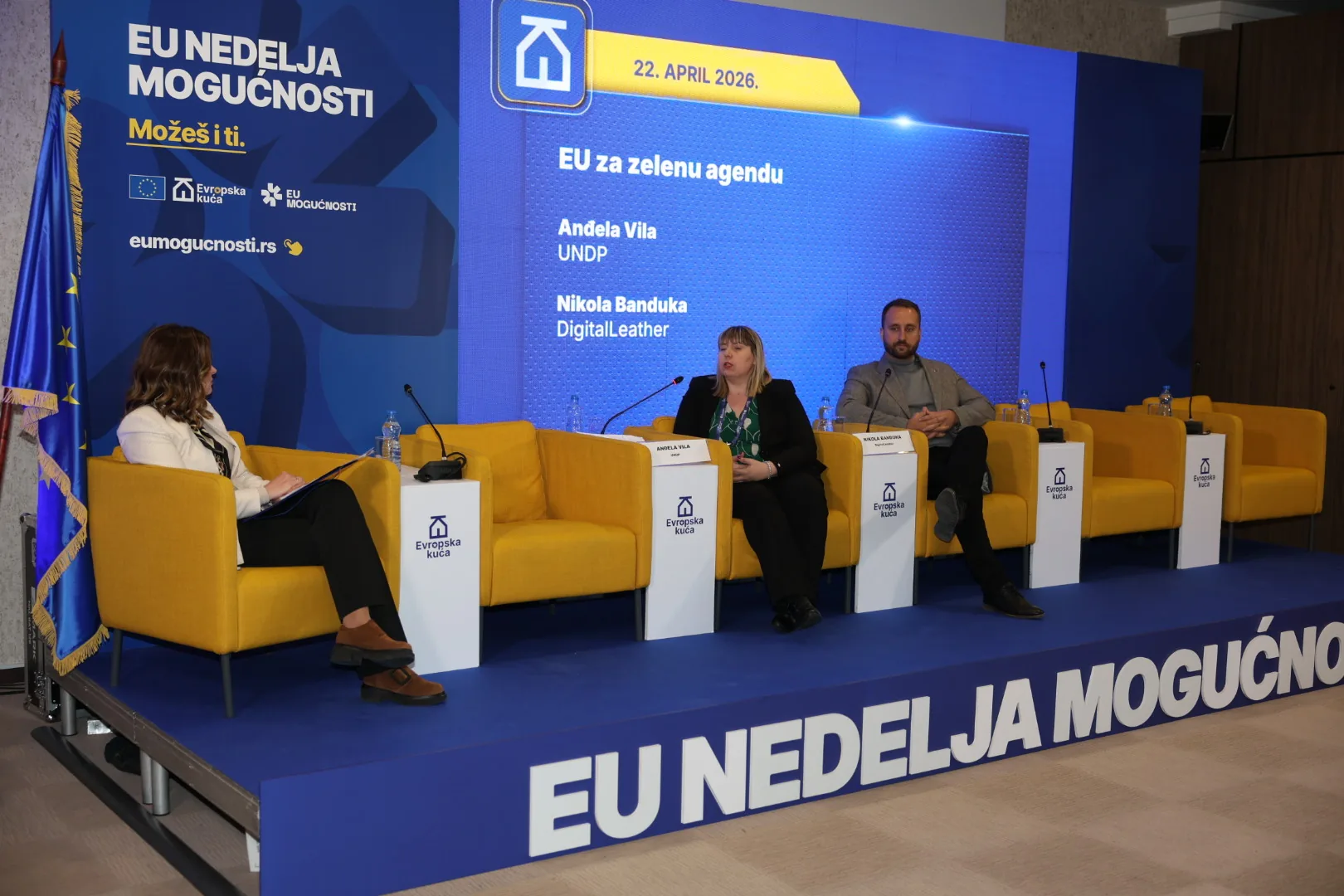 Panel discussion during EU Opportunities Week 2026 in Kragujevac