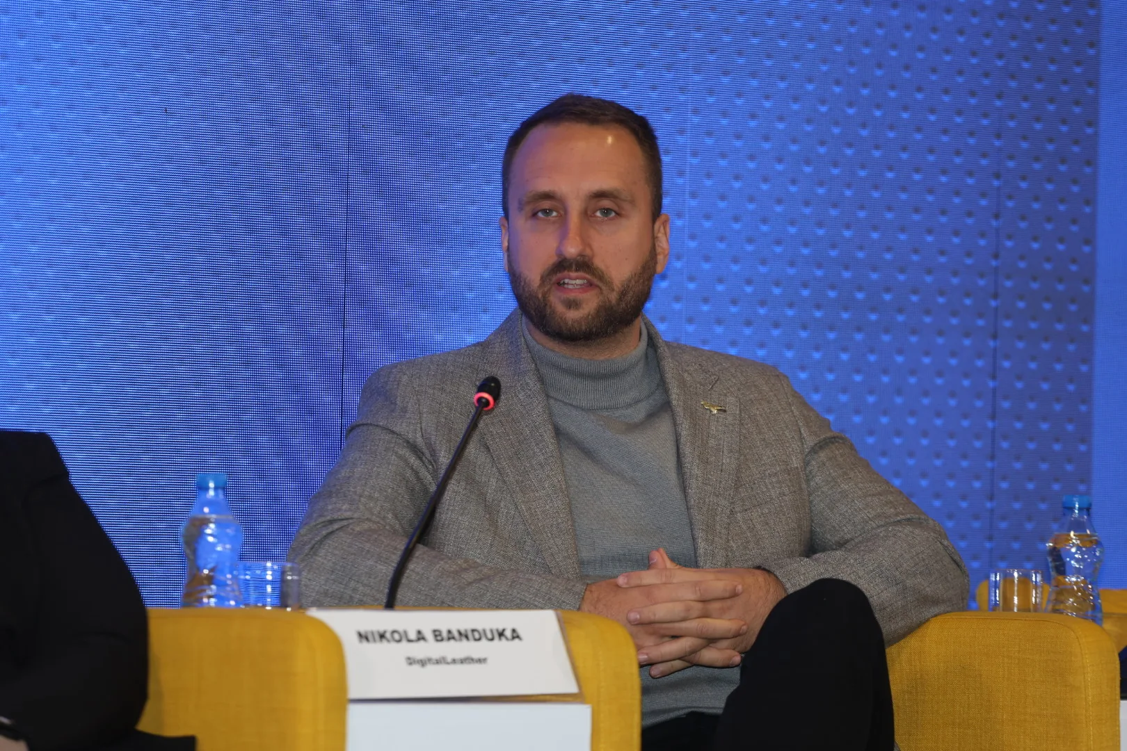 Nikola Banduka speaking during the panel discussion