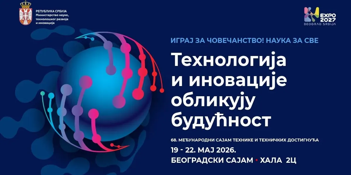 Official visual for the 68th International Fair of Technics and Technical Achievements in Belgrade